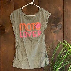 Fox motocross reversible graphic tee